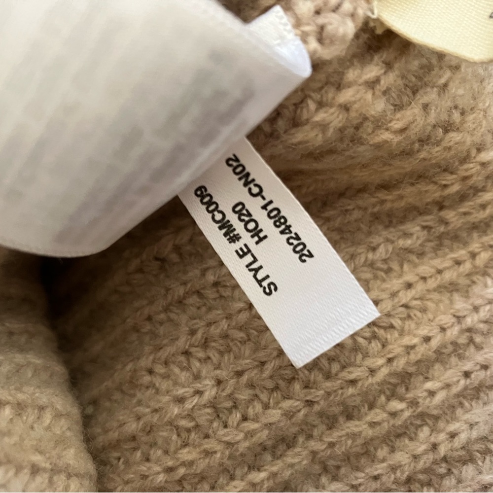 Madewell Tipped Forrest V-Neck Oversized Wool-Blend Sweater Medium - Picture 9 of 9